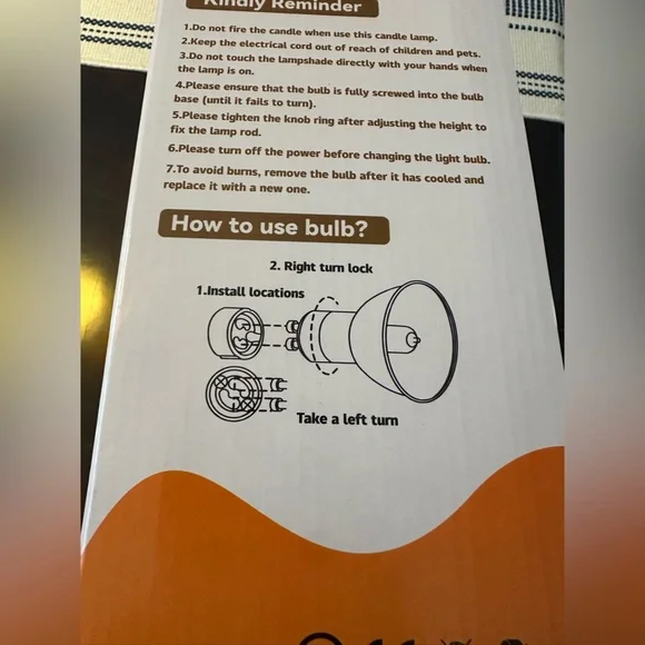 Momiuco Candle Warmer Lamp - Wood, Gold, and Black - Picture 2 of 5